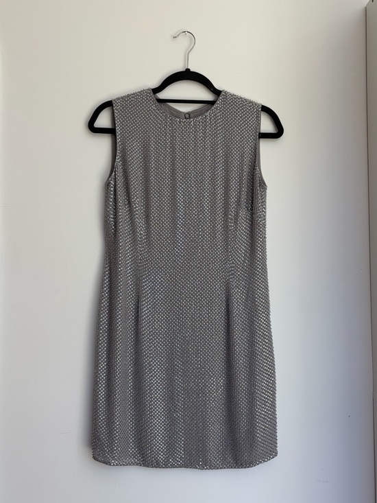 Anne Klein Dresses & Skirts - Vintage Anne Klein 100% Silk Rhinestone Mini Shift Dress